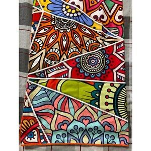 NWOT House of Clouds Colorful Bohemian Mosaic Travel Microfiber Beach Towel